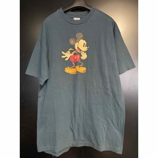 激レア90'S 当時物 Mickey Mouse Tシャツ ヴィンテージ XL(Tシャツ/カットソー(半袖/袖なし))