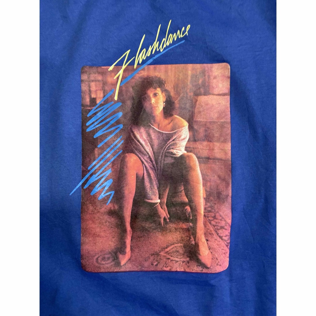 激レア 映画 FLASHDANCE ロンTシャツ XL フラッシュダンス メンズのトップス(Tシャツ/カットソー(七分/長袖))の商品写真