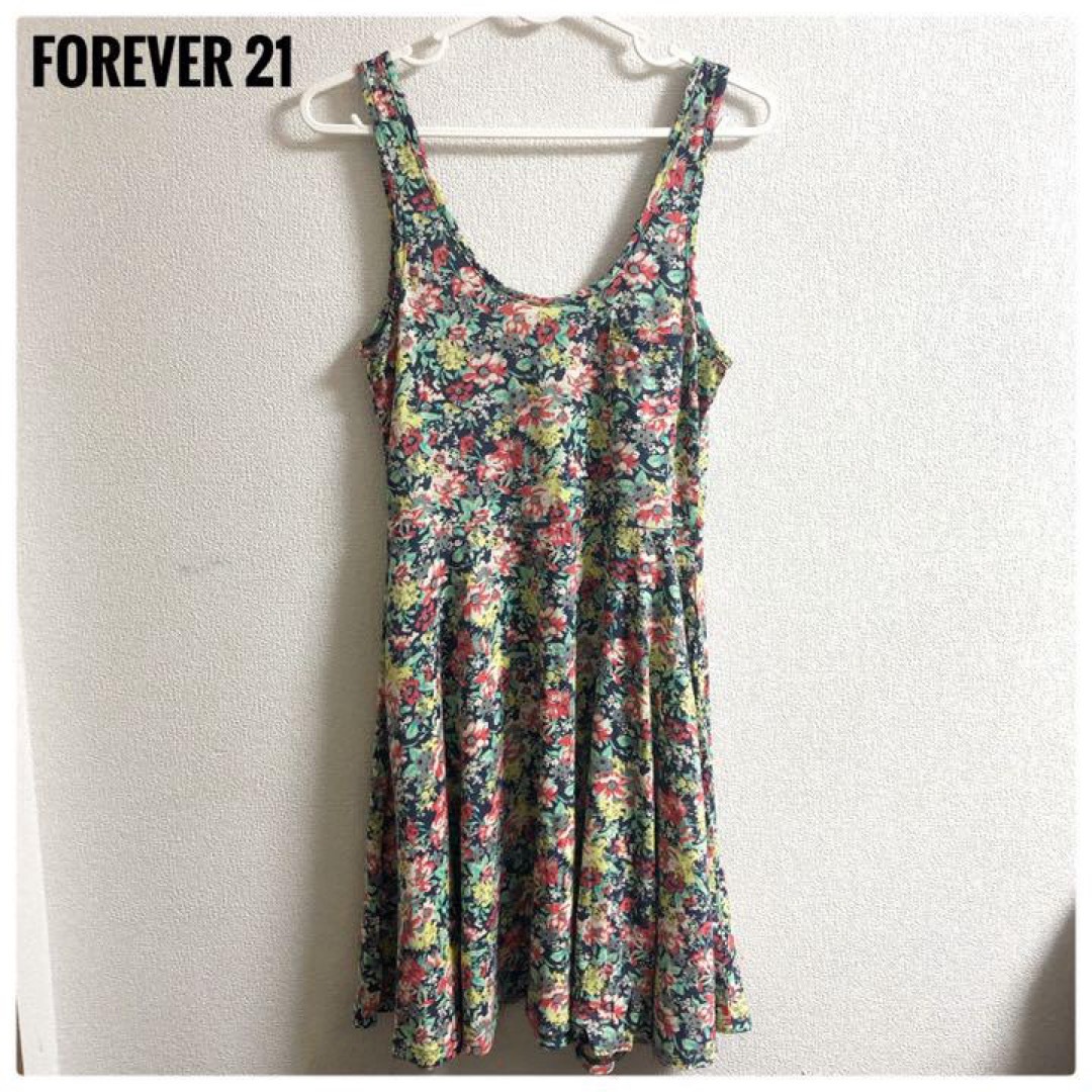 FOREVER 21 - Forever21 ワンピース ノースリーブ レディース 花柄の