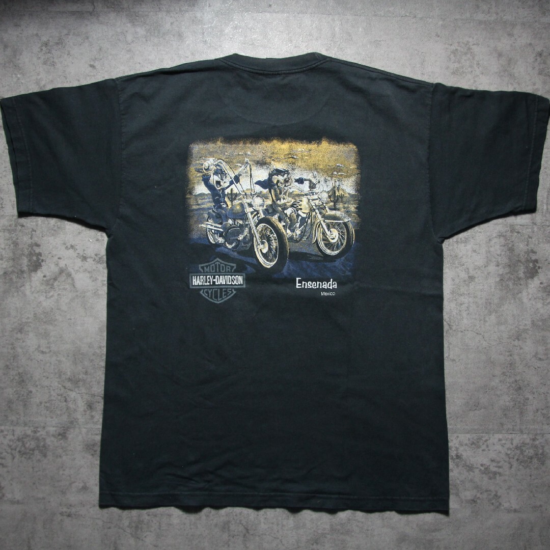 Harley Davidson(ハーレーダビッドソン)の90s HARLEY-DAVIDSON タズマニアンデビル プリントTシャツ メンズのトップス(Tシャツ/カットソー(半袖/袖なし))の商品写真