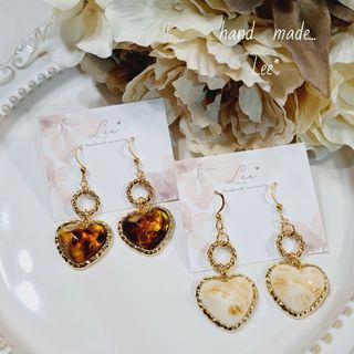 No...19♡大ぶりハートが可愛い♡大人可愛いピアス/イヤリング(ピアス)