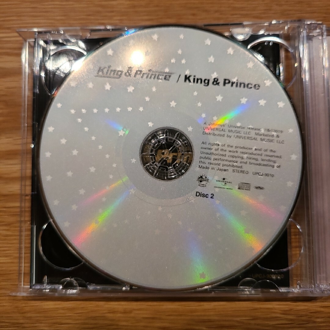 King & Prince(キングアンドプリンス)のKing & Prince (初回限定盤B 2CD)【特典なし】 エンタメ/ホビーのCD(ポップス/ロック(邦楽))の商品写真