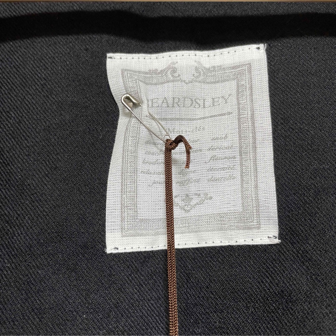 BEARDSLEY(ビアズリー)のビアズリー  ノーカラーロングジャケット レディースのジャケット/アウター(ノーカラージャケット)の商品写真