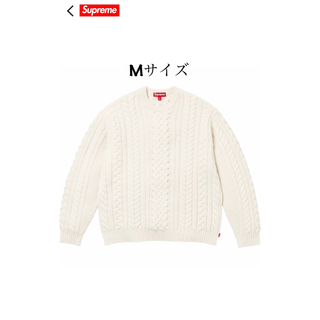 シュプリーム(Supreme)のSupreme Appliqu Cable Knit Sweater (ニット/セーター)