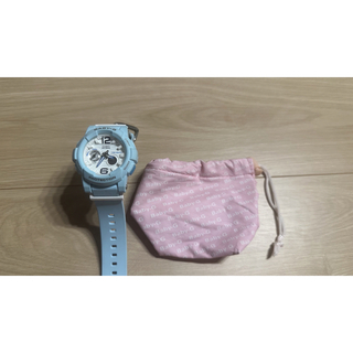 ベビージー(Baby-G)の【新品・未使用】レア商品 BABY-G protection 腕時計 袋付き(腕時計(デジタル))