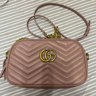 Gucci - GUCCI マーモント キルティングスモールショルダーバッグ