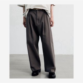 WYM LIDNM HARD GABA LOOSE FIT TROUSERS S