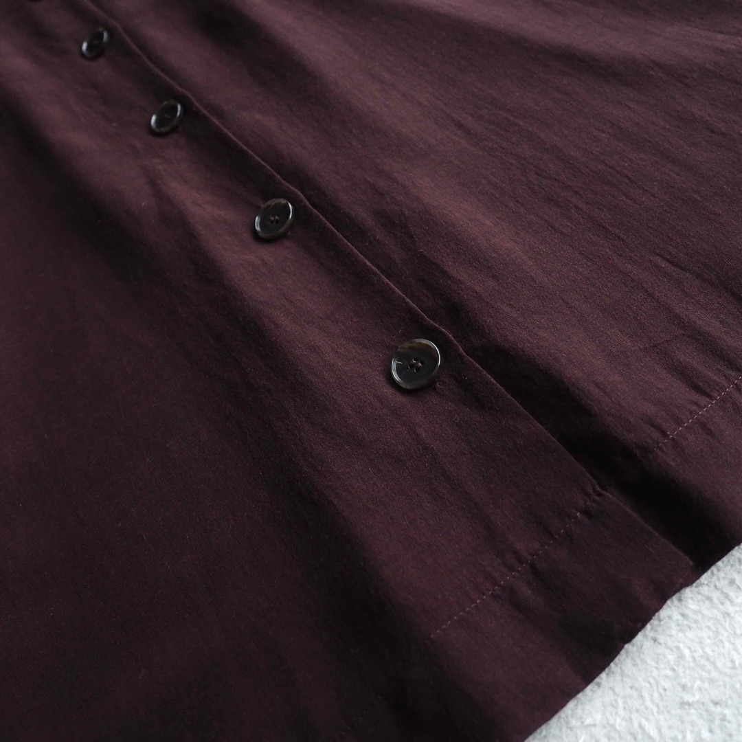 Spick & Span(スピックアンドスパン)のSpick&Span シアードライルーズシャツ キュプラシャツ 長袖 羽織り レディースのトップス(シャツ/ブラウス(長袖/七分))の商品写真