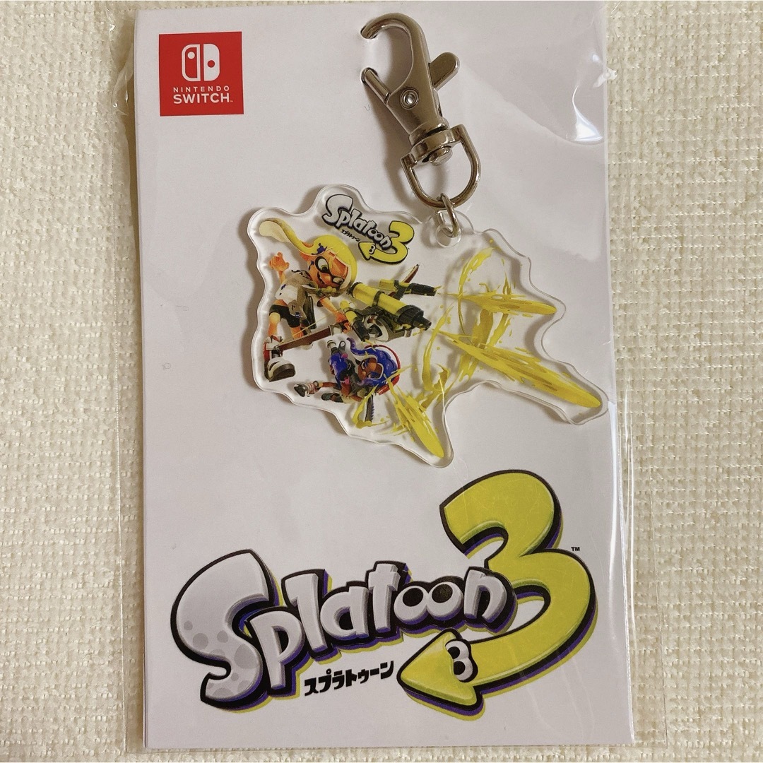 任天堂(ニンテンドウ)のSplatoon3 スプラトゥーン3 特典 アクリルキーチェーン キーホルダー エンタメ/ホビーのおもちゃ/ぬいぐるみ(キャラクターグッズ)の商品写真