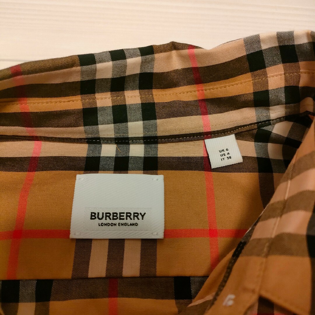 BURBERRY(バーバリー)のBURBERRY チェックコットンシャツ レディースのトップス(シャツ/ブラウス(長袖/七分))の商品写真