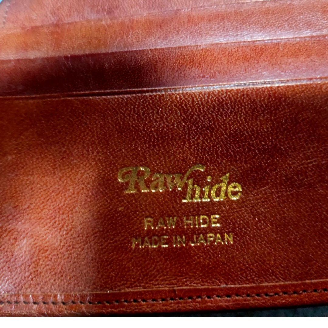 Raw hide MADE IN JAPAN カード入れ メンズのファッション小物(折り財布)の商品写真