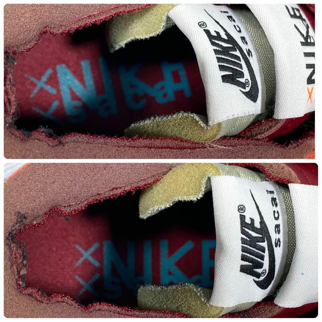 NIKE(ナイキ)の【限定コラボ】KAWS×NIKE×sacaiブレザーローチームレッドスニーカー メンズの靴/シューズ(スニーカー)の商品写真
