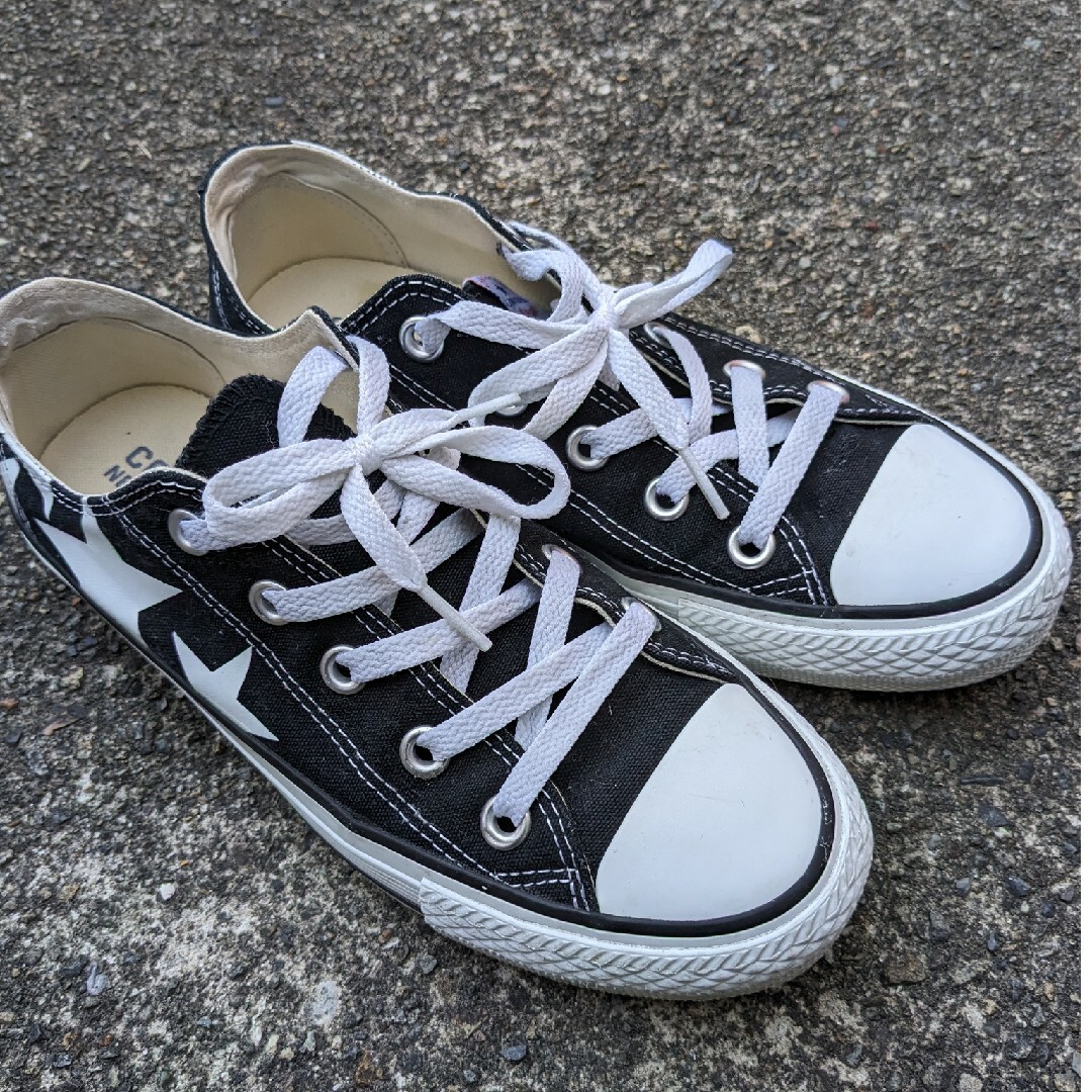 CONVERSE(コンバース)のコンバース　ブラック　23cm レディースの靴/シューズ(スニーカー)の商品写真