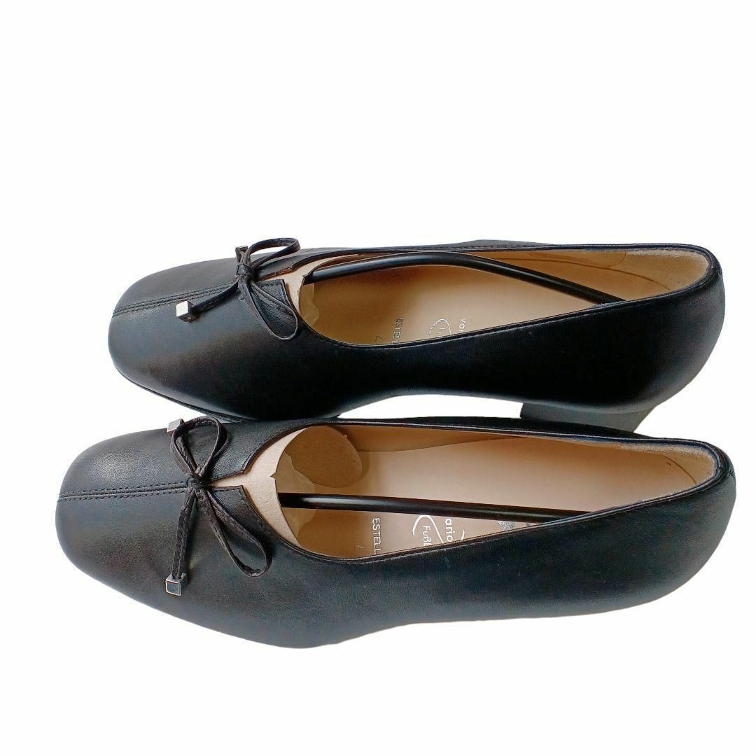 【未使用品❤️】HASSIAドイツ製高品質コンフォートシューズ履き易い黒UK4 レディースの靴/シューズ(ローファー/革靴)の商品写真
