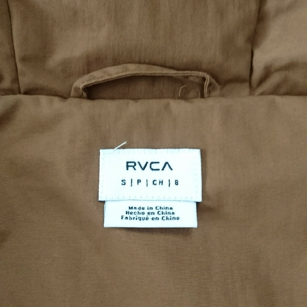RVCA(ルーカ)のRVCA ルーカ☆レディース アウター 茶 S レディースのジャケット/アウター(ダウンジャケット)の商品写真