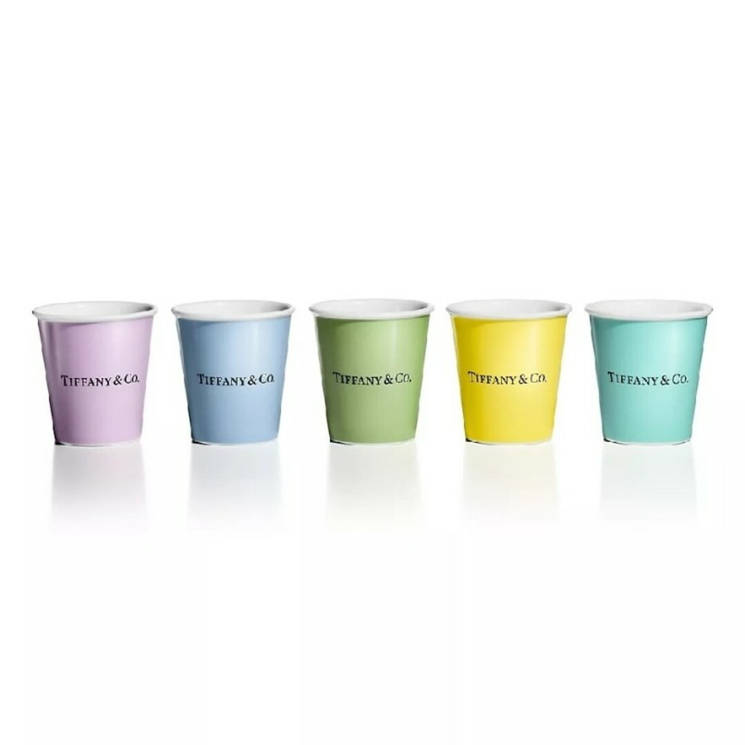 Tiffany & Co. - ティファニー コーヒー カップボーンチャイナ Tiffany & Co. - ティファニー コーヒー カップボーンチャイナ