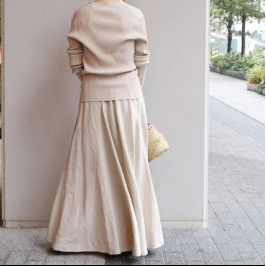 Plage(プラージュ)のPlage プラージュ リネン フレアスカート 36 Linen レディースのスカート(ロングスカート)の商品写真