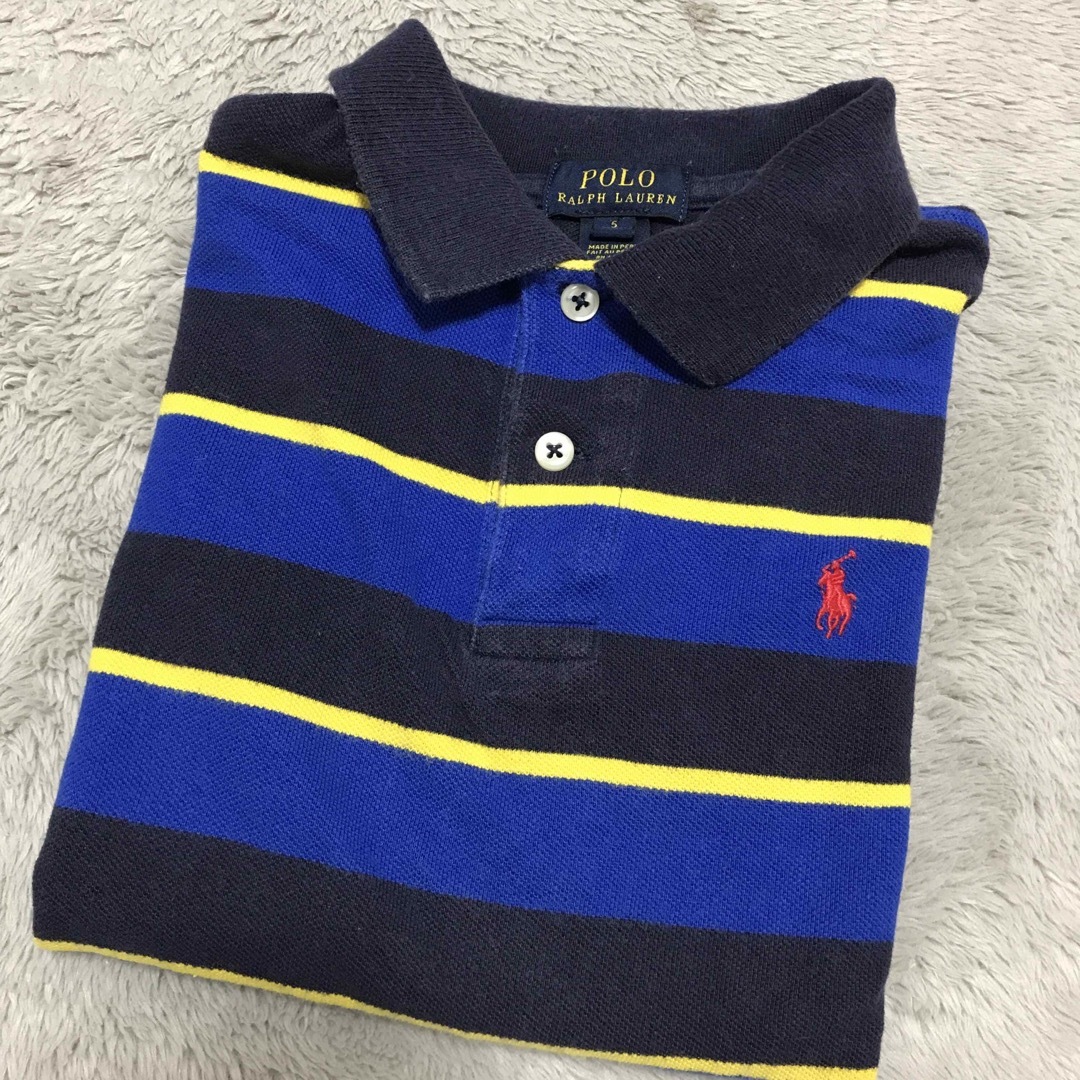 POLO RALPH LAUREN(ポロラルフローレン)のポロラルフローレン　長袖　ポロシャツ　サイズ5 キッズ/ベビー/マタニティのキッズ服男の子用(90cm~)(Tシャツ/カットソー)の商品写真