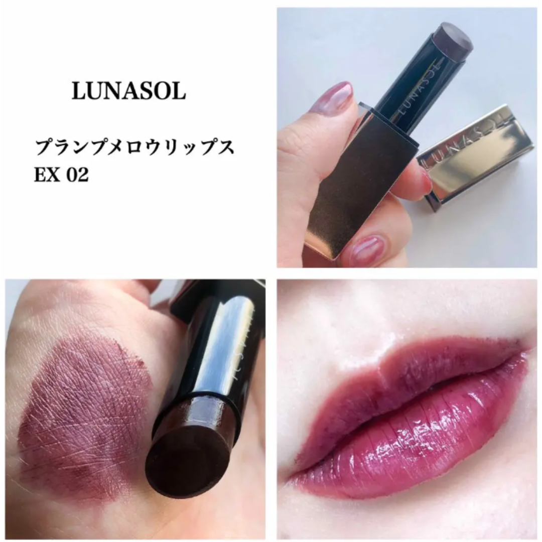 LUNASOL(ルナソル)のLUNASOL ルナソル プランプメロウリップス EX02 オニキスレッド コスメ/美容のベースメイク/化粧品(口紅)の商品写真