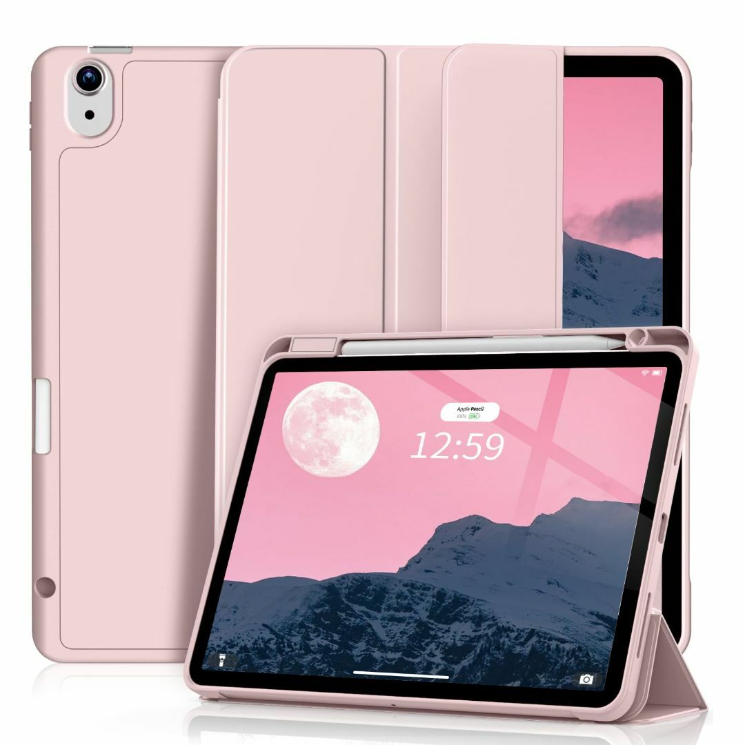 【色:ピンク】SQBEBS iPad Air 第5世代 ケース 2022/iPa スマホ/家電/カメラのPC/タブレット(タブレット)の商品写真