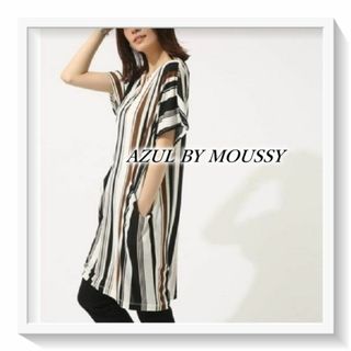 AZUL by moussy - AZUL BY MOUSSYアズールバイマウジー♡エスパンディVネックOP