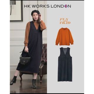 シマムラ(しまむら)のしまむら HK WORKS LONDON ヘア袖ボリューム プルオーバー(カットソー(長袖/七分))