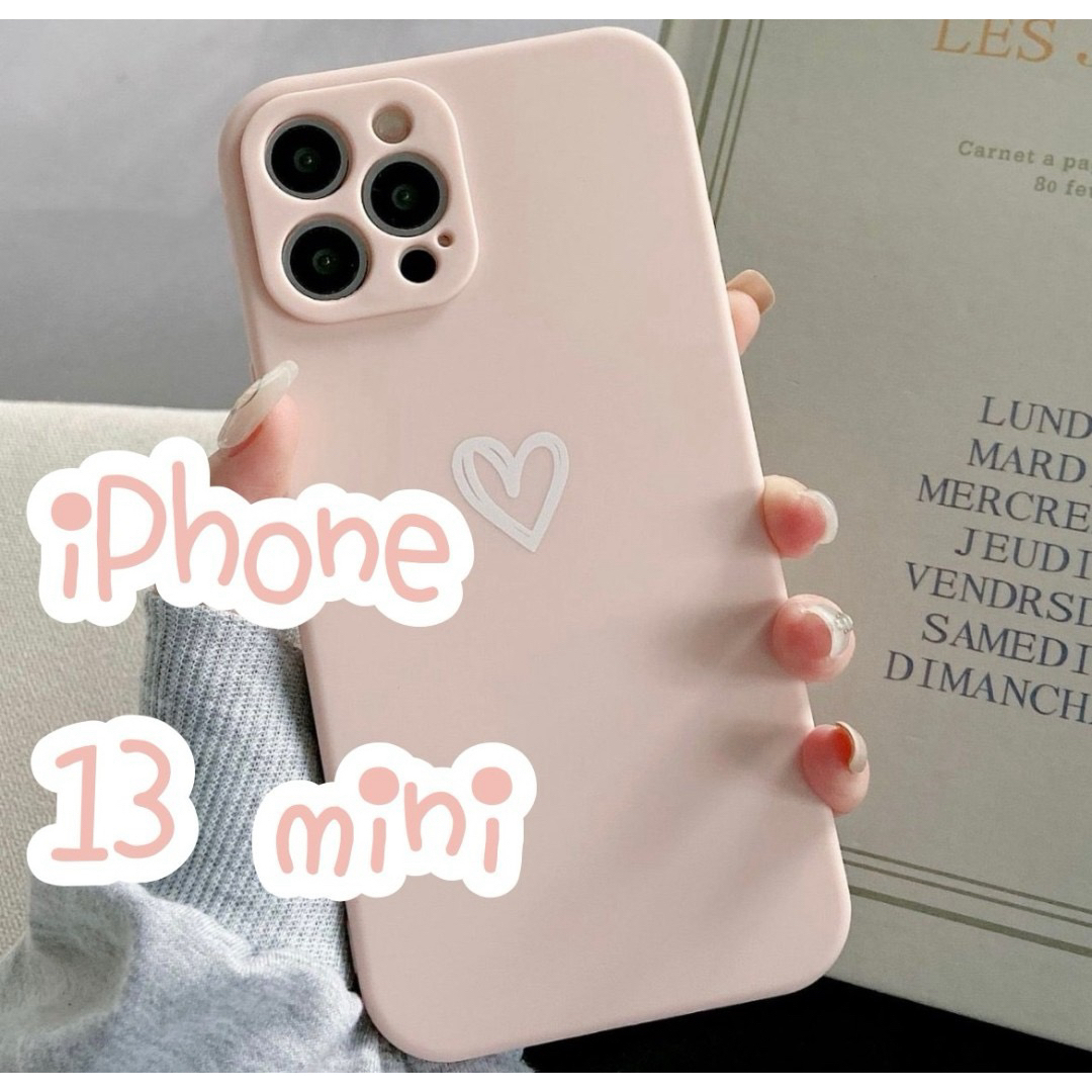 ♡iPhone13mini♡ iPhoneケース 可愛い ハート ピンク スマホ/家電/カメラのスマホアクセサリー(モバイルケース/カバー)の商品写真