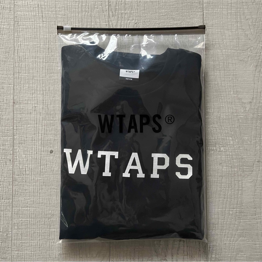 W)taps(ダブルタップス)のWTAPS COLLEGE LS COTTON Black 04 メンズのトップス(Tシャツ/カットソー(七分/長袖))の商品写真