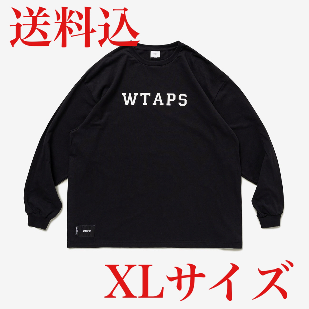 W)taps(ダブルタップス)のWTAPS COLLEGE LS COTTON Black 04 メンズのトップス(Tシャツ/カットソー(七分/長袖))の商品写真