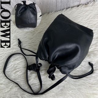 LOEWE - 人気♡デカロゴ♡ナッパレザー♡LOEWE ロエべ アナグラム ショルダーバッグ 