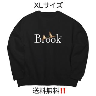 ワンエルディーケーセレクト(1LDK SELECT)のBrook Bird&Logo Sweat XLサイズ ブラック(スウェット)