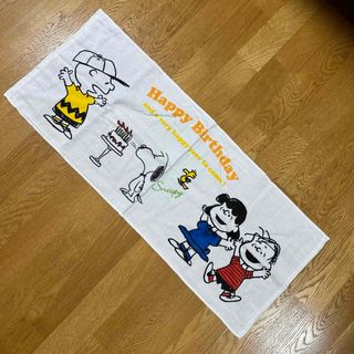 SNOOPY - SNOOPYスヌーピーPEANUTSピーナッツ新品非売品フェイスタオル 