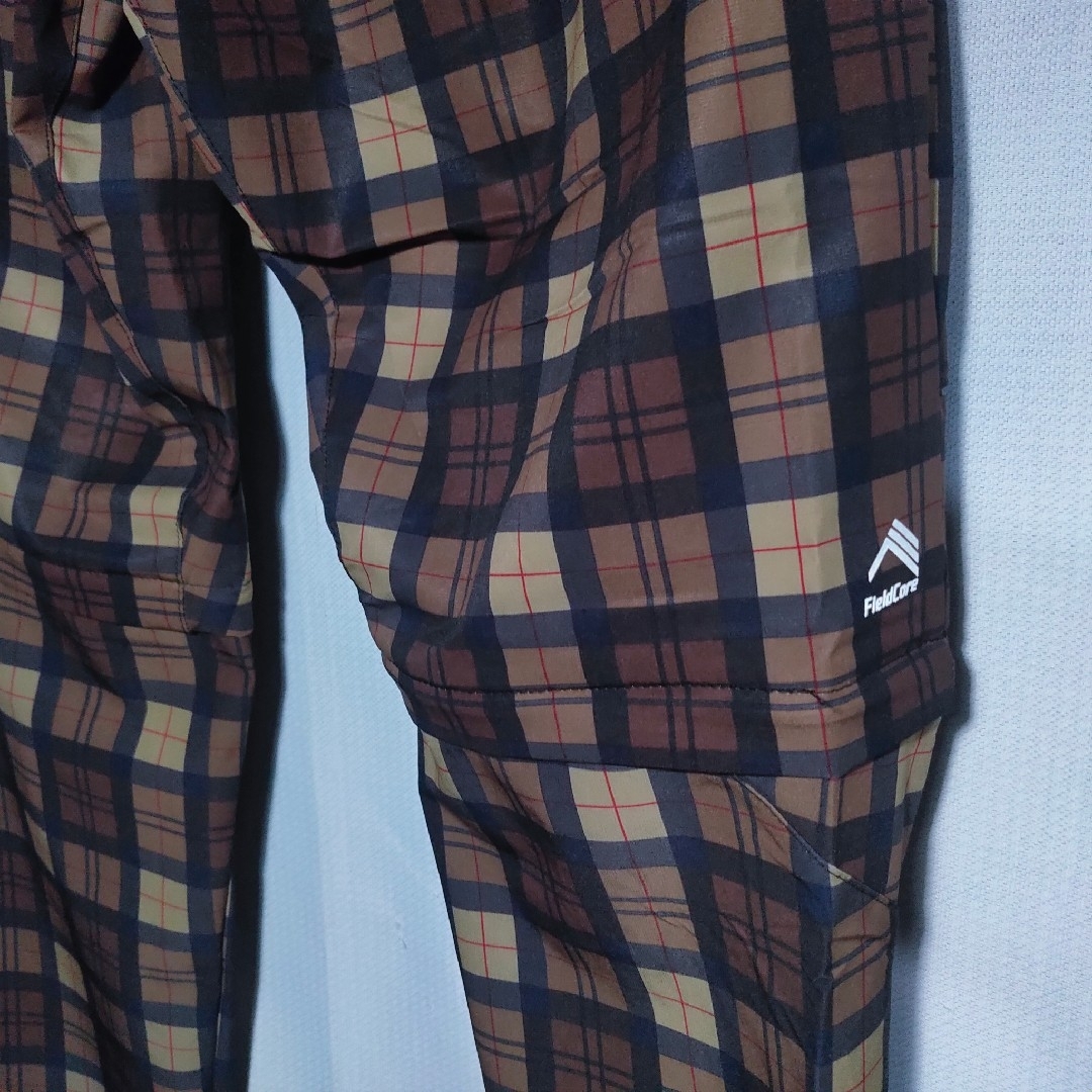 新品 クライミングパンツ 3L チェックブラウン フィールドコア ワークマン メンズのパンツ(ワークパンツ/カーゴパンツ)の商品写真