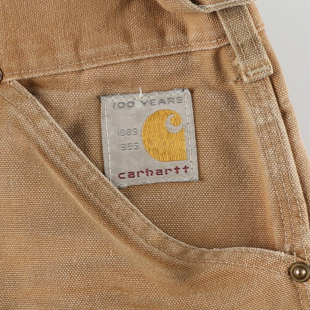 carhartt(カーハート)の古着 80年代 カーハート Carhartt 100周年モデル ダブルニー ダックワークパンツ メンズw32 ヴィンテージ /evb005033 メンズのパンツ(ワークパンツ/カーゴパンツ)の商品写真