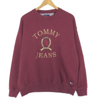 トミーヒルフィガー(TOMMY HILFIGER)の古着 トミーヒルフィガー TOMMY HILFIGER スウェットシャツ トレーナー メンズL /eaa431423(スウェット)