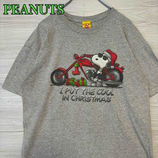 ピーナッツ(PEANUTS)の【入手困難】ピーナッツ　スヌーピー　Tシャツ　Lサイズ　一点物　キャラクター(Tシャツ/カットソー(半袖/袖なし))