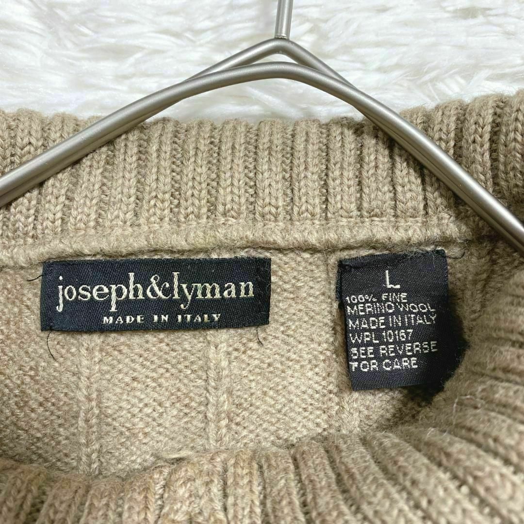 イタリア製joseph&lyman メリノウール ニットセーター 厚手c91 レディースのトップス(ニット/セーター)の商品写真