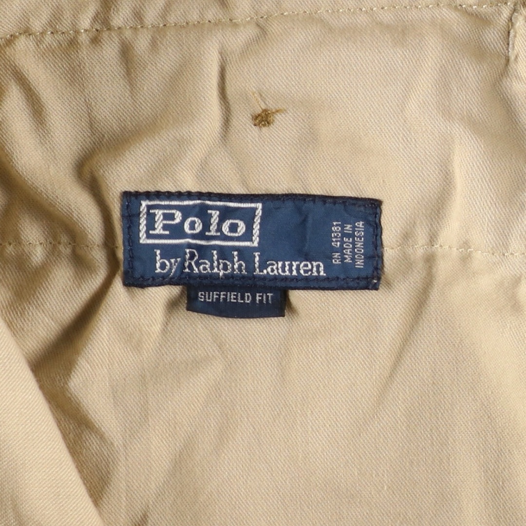 Ralph Lauren(ラルフローレン)の古着 ラルフローレン Ralph Lauren POLO by Ralph Lauren コットン×リネンパンツ メンズw34 /eaa428011 メンズのパンツ(その他)の商品写真