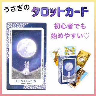 タロットカード うさぎ 月 オラクル 占星術 ウサギ 兎 占い ルナラパン 入門(その他)