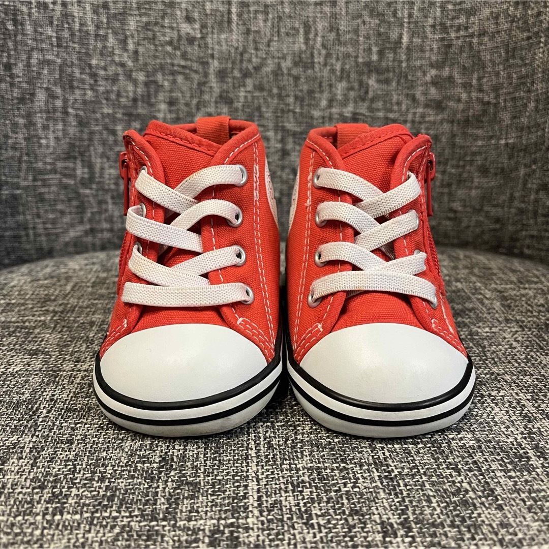 CONVERSE(コンバース)のConverse コンバース 12cm スニーカー 赤 キッズ/ベビー/マタニティのベビー靴/シューズ(~14cm)(スニーカー)の商品写真