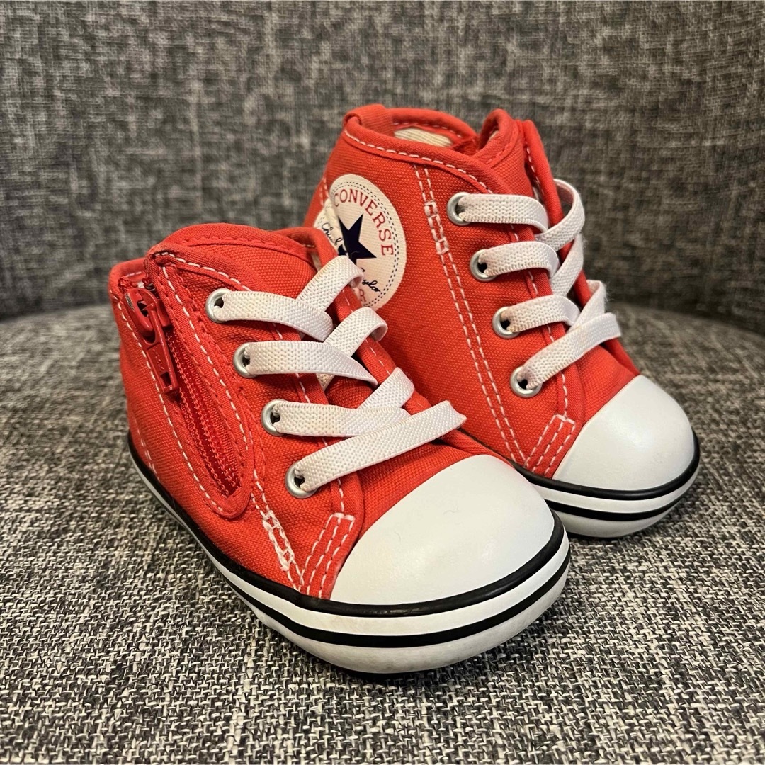 CONVERSE(コンバース)のConverse コンバース 12cm スニーカー 赤 キッズ/ベビー/マタニティのベビー靴/シューズ(~14cm)(スニーカー)の商品写真