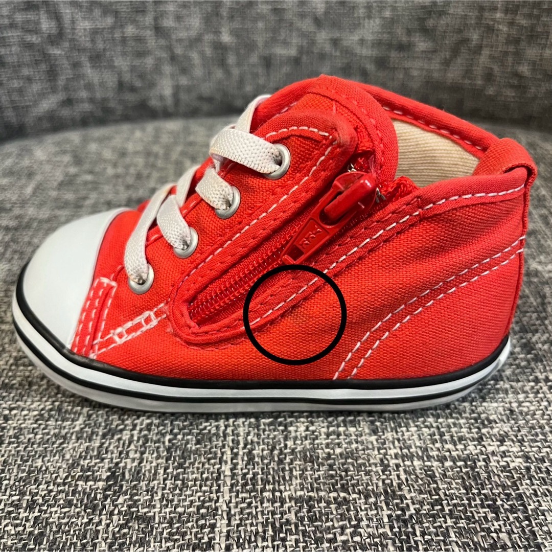 CONVERSE(コンバース)のConverse コンバース 12cm スニーカー 赤 キッズ/ベビー/マタニティのベビー靴/シューズ(~14cm)(スニーカー)の商品写真