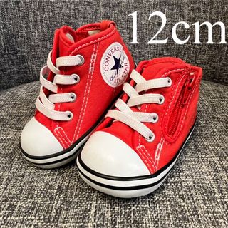 コンバース(CONVERSE)のConverse コンバース 12cm スニーカー 赤(スニーカー)