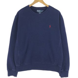 ラルフローレン(Ralph Lauren)の古着 ラルフローレン Ralph Lauren POLO by Ralph Lauren ワンポイントロゴスウェットシャツ トレーナー メンズL /eaa431429(スウェット)