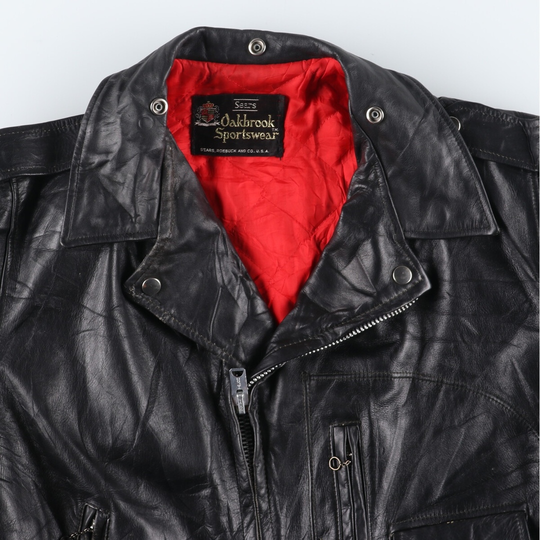 古着 60~70年代 シアーズ Sears SPORTSWEAR ダブルライダース 古着 60~70年代 シアーズ Sears SPORTSWEAR ダブルライダース