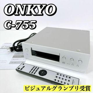 オンキヨー(ONKYO)の1701 【美品】 ONKYO CDプレーヤー INTEC C-755 リモコン(その他)