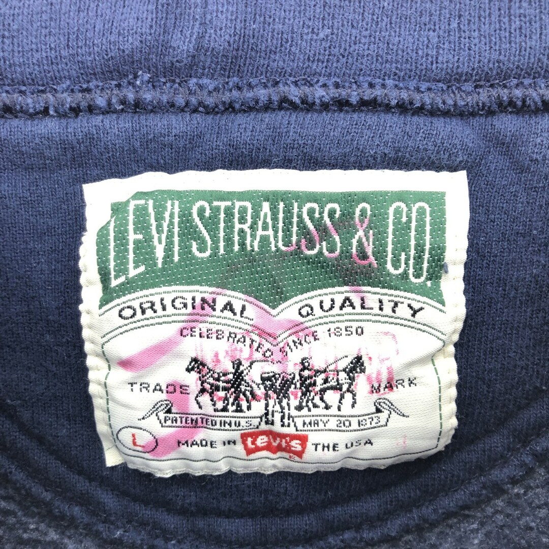 Levi's(リーバイス)の古着 リーバイス Levi's ロゴスウェットシャツ トレーナー USA製 メンズL /eaa431432 メンズのトップス(スウェット)の商品写真