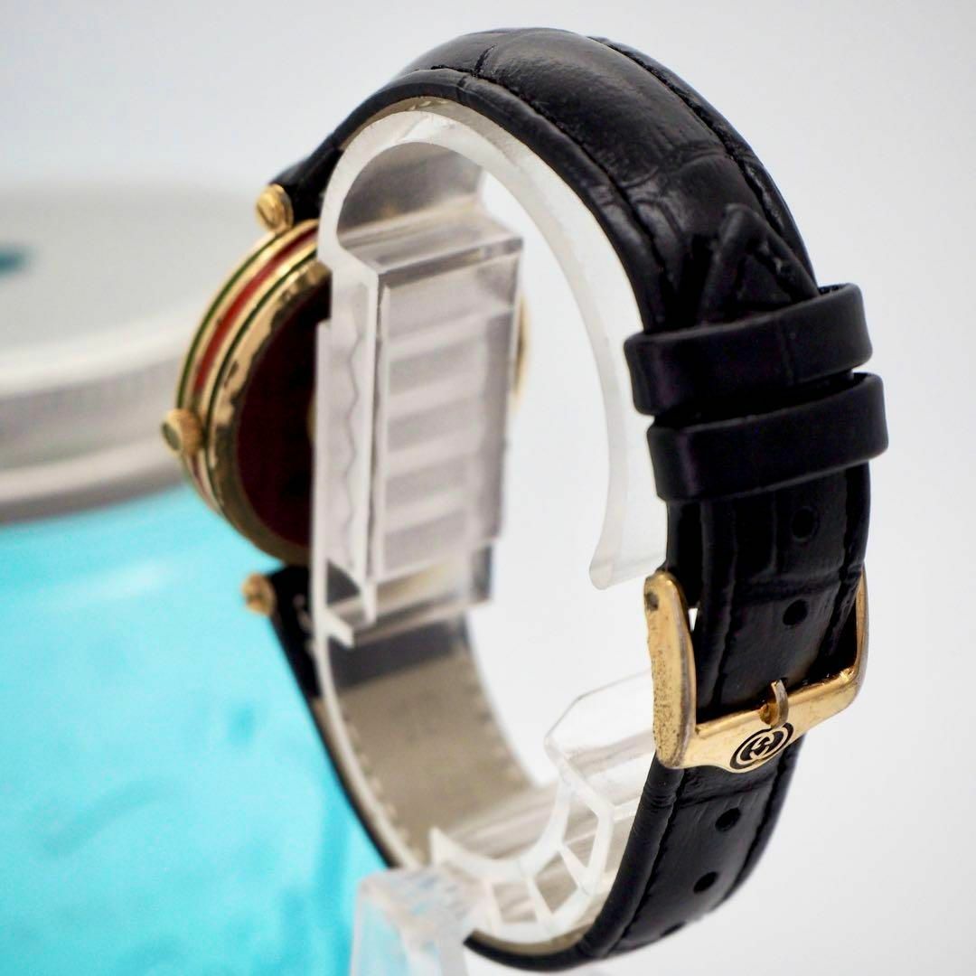 Gucci(グッチ)の517 GUCCI グッチ時計　メンズ腕時計　シェリーライン　新品ベルト　希少 メンズの時計(腕時計(アナログ))の商品写真