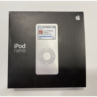 アップル(Apple)のiPod nano white Apple 2GB 第1世代 新品   正規品(ポータブルプレーヤー)