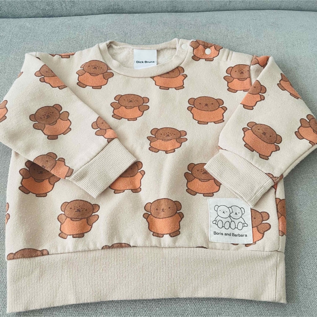 miffy(ミッフィー)のボリス バーバラ セットアップ 90 100 キッズ/ベビー/マタニティのキッズ服男の子用(90cm~)(パジャマ)の商品写真